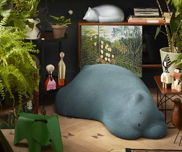 Resting Bear Ottoman Resting Bear Ottoman