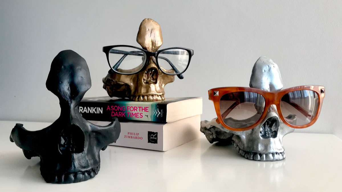 Skull Glasses Stand Skull Glasses Stand
