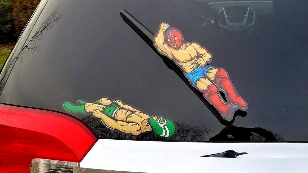 Luchador Wrestling Wiper Tags Luchador Wrestling Wiper Tags