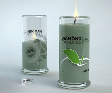 Diamond Ring Candles