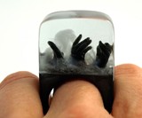 Zombie Hands Resin Ring