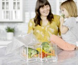 Stay-Fresh Countertop Vegetable Storage House