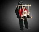 Caged Animal Gorilla Costume