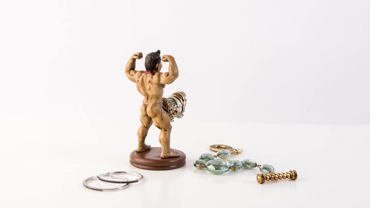 Strong Man Ring Holder