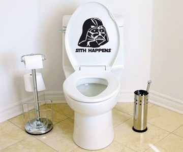 Sith Happens Darth Vader Toilet Decal Sith Happens Darth Vader Toilet Decal