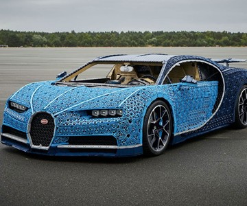 Drivable 1:1 LEGO Technic Bugatti Chiron
