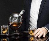 Skull Decanter Set with Skull Shot Glasses