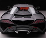 Arrinera Supercar - Back/Top View