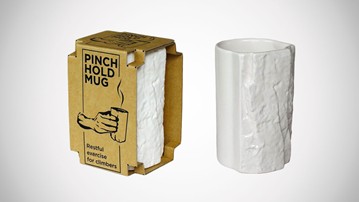 Pinch Hold Rock Climber's Mug Pinch Hold Rock Climber's Mug