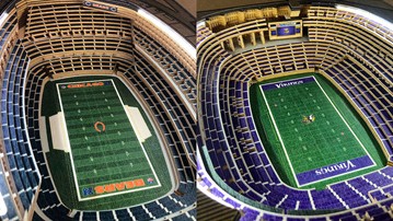 Football Stadium Lights End Table Football Stadium Lights End Table