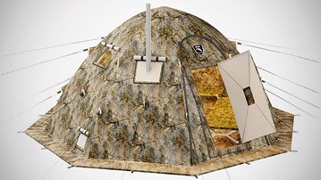 Russian-Bear Hot Tent with Stove Jack