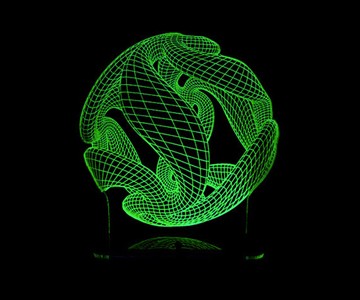 3D-Illusion Lighting Sculpture