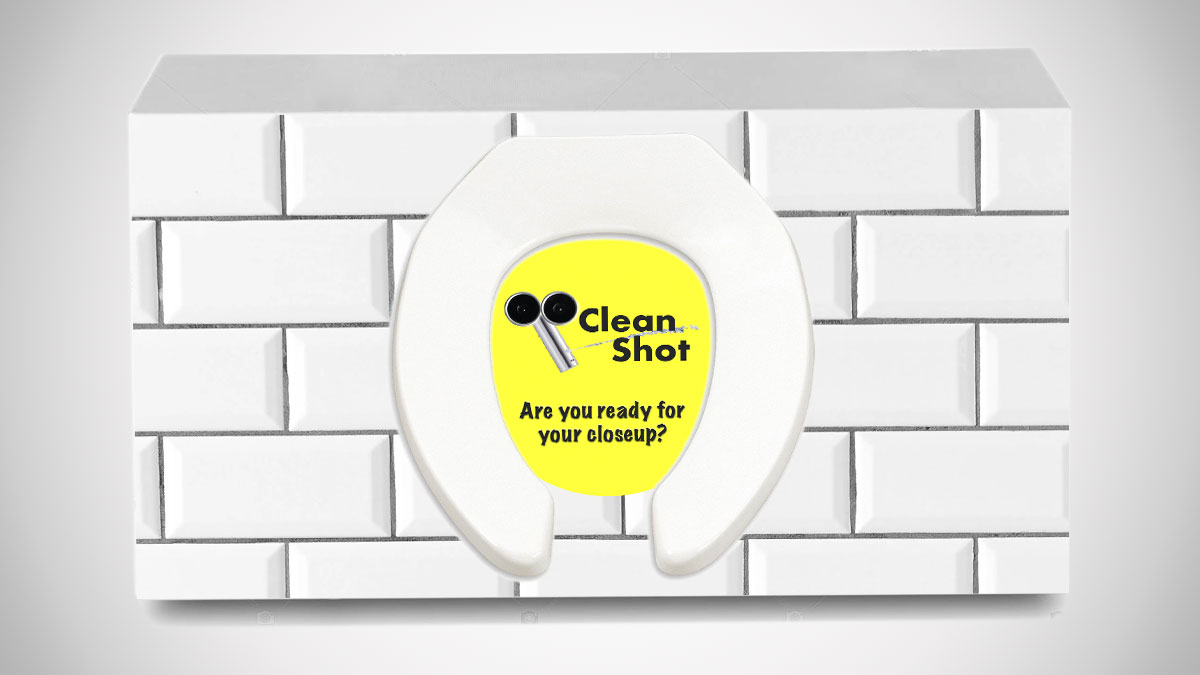 The CleanShot Bidet & Photo Booth The CleanShot Bidet & Photo Booth
