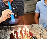 Blowzee Fan for Blowing Out Birthday Candles