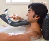 Bath Air Pillow Smartphone Holder
