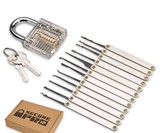 Secure Pro Practice Padlock & 15-Piece Lock Pick Set