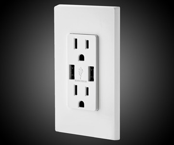Power Outlet with Dual USB Ports Power Outlet with Dual USB Ports