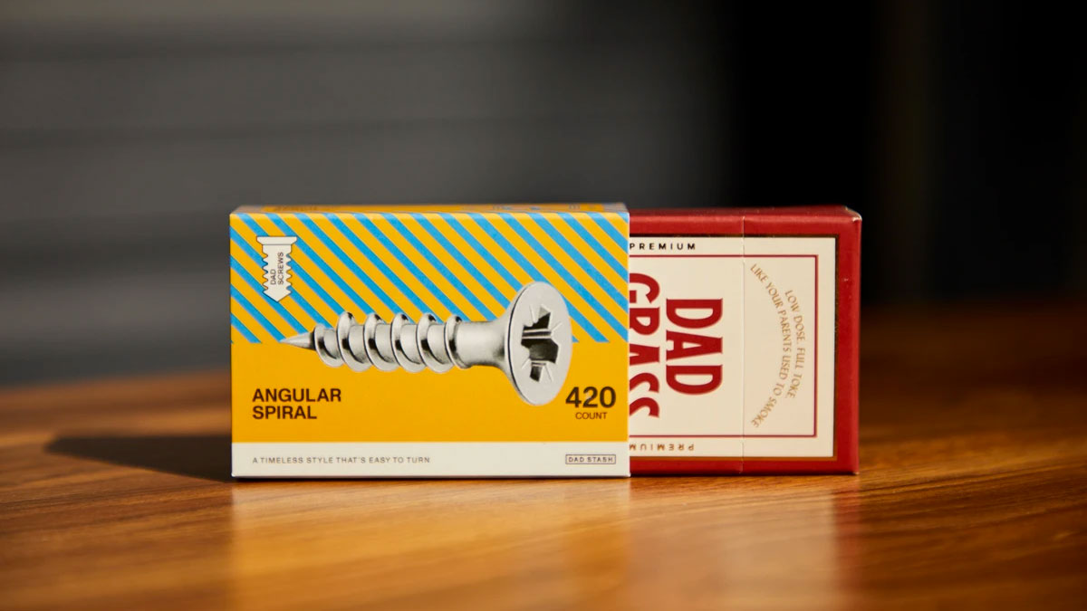 Dad Stash Hemp CBD Pre Rolls in Screw Decoy Box Dad Stash Hemp CBD Pre Rolls in Screw Decoy Box