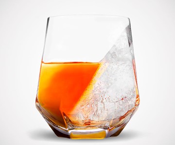 Half Ice Whiskey Glass Half Ice Whiskey Glass