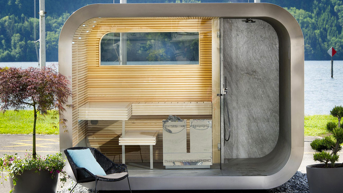 The Wellness Capsule Modular Outdoor Sauna The Wellness Capsule Modular Outdoor Sauna