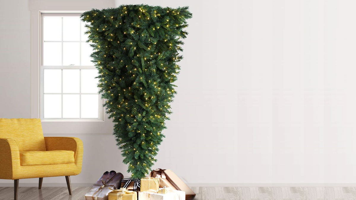 Knocked Upside Down Christmas Tree Knocked Upside Down Christmas Tree