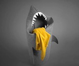 Shark Bin Felt Laundry Basket