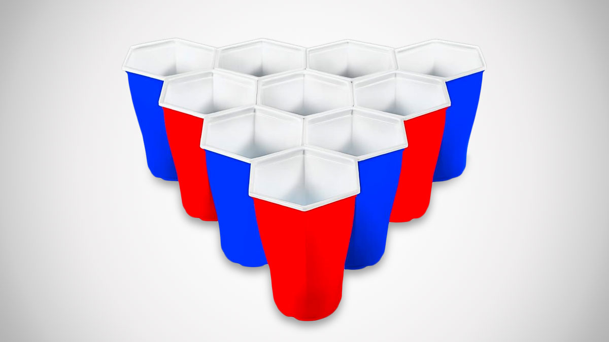 Hexcup Reusable Beer Pong Cups Hexcup Reusable Beer Pong Cups