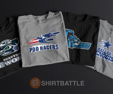 Shirt Battle NFL-Star Wars Mashup T-Shirts