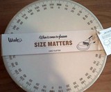 Size Matters Cake Plate