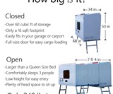 Hitch Hotel Expandable Wheel-less Trailer