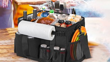 Outdoor Cooking Food & Utensil Carrier