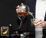 Skull Decanter Set with Skull Shot Glasses