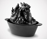 Cast Iron Dragon Wood Stove Steamer