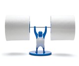 Mr. T Strong Man Toilet Paper Holder
