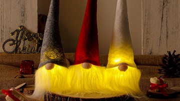 Swedish Christmas Gnome Lights