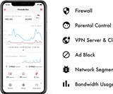 Purple Gigabit Cyber Security Firewall & Router