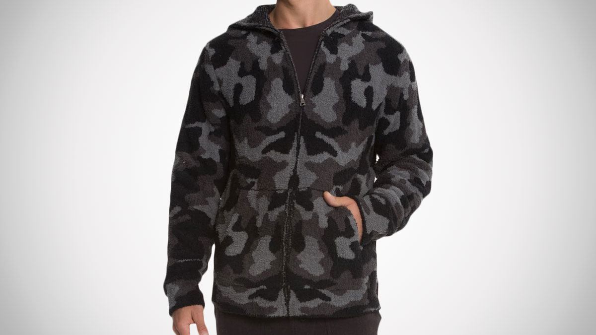 Barefoot Dreams CozyChic Men's Camo Hoodie