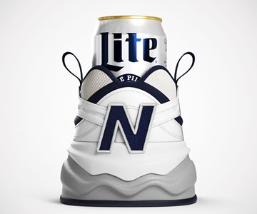 Miller Lite x New Balance Shoezie Beer Koozie Miller Lite x New Balance Shoezie Beer Koozie