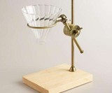 Brass Pour Over Drip Coffee Maker