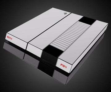PS4 Retro Nintendo Skin