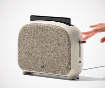 UV Toaster Smartphone Sanitizer Concept