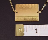 Give Me An Inch - Real Inch Ruler Necklace