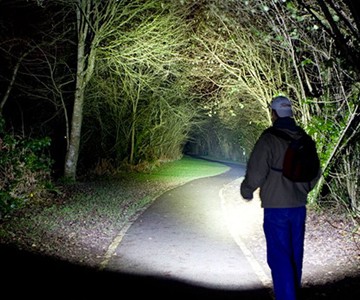 EcoGear FX Tactical LED Flashlight Kit