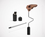 Collapsible, Reusable Straw With Cleaner & Case