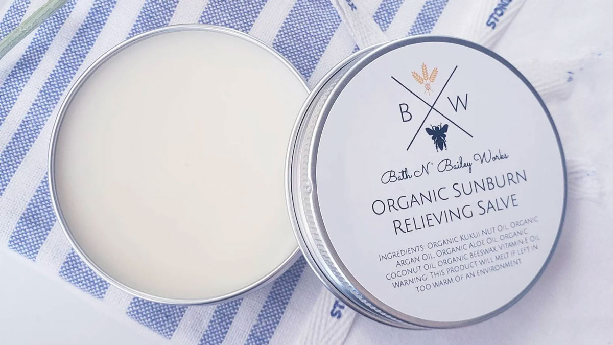 Bath N Bailey Works Organic Sunburn Relieving Salve Bath N Bailey Works Organic Sunburn Relieving Salve