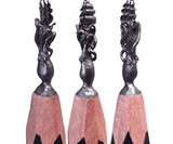 Octopus and Ship Pencil Tip Sculpture