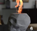 Skull Tabletop Fireplace