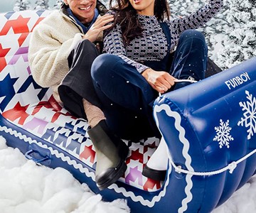 Giant Inflatable Snow Sleigh Giant Inflatable Snow Sleigh