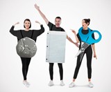 Rock Paper Scissors Group Costume