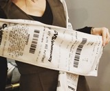 CVS Receipt Scarf